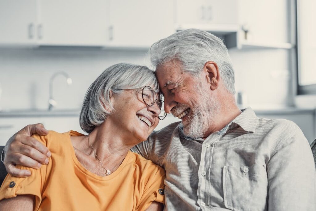 The Gardens at Shadow Hills | Senior Couple Relaxing